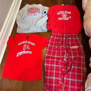 Sacred Heart University Red Sweatshirt